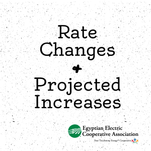rate changes and projected increases